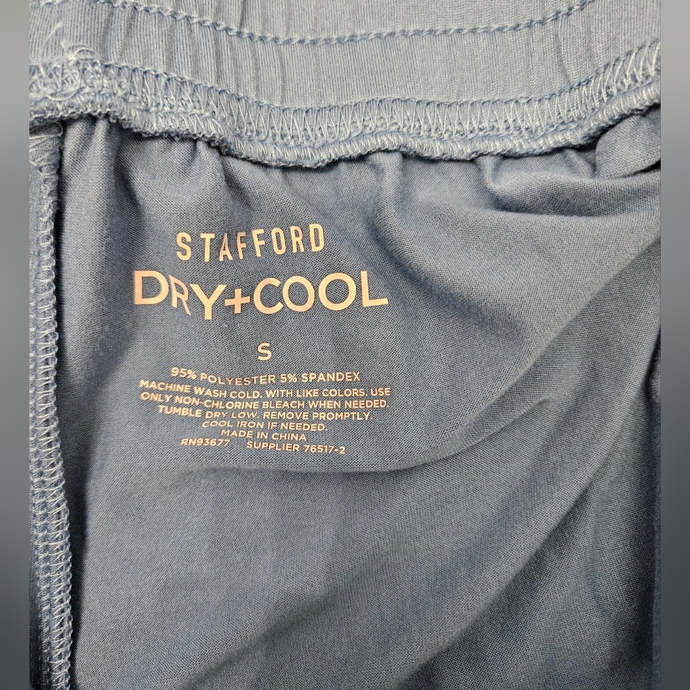Stafford dry + cool soft pajama bottoms sixe small like new - Picture 6 of 6